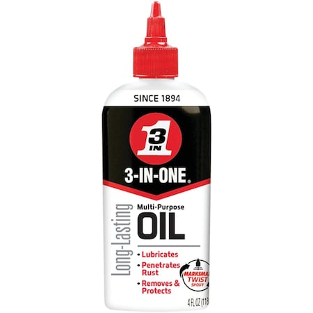3-In-One 4 Oz. Drip Can Multi-Purpose Lubricant 100703