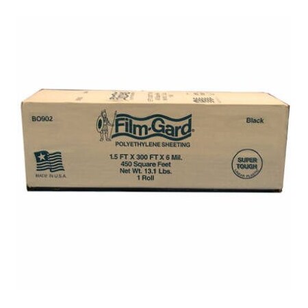 Berry Plastics 12"X300' Blk Sheeting 626002