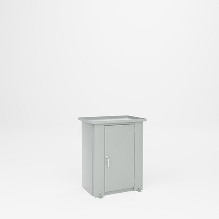 Pucel Drain Top Door Bench, 28 in W x 20 in D x 35 in H, Gray CM-2835