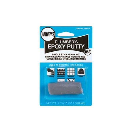 Harveys Epoxy Putty, Solid, Beige/Gray, 1.33 oz Stick 044010