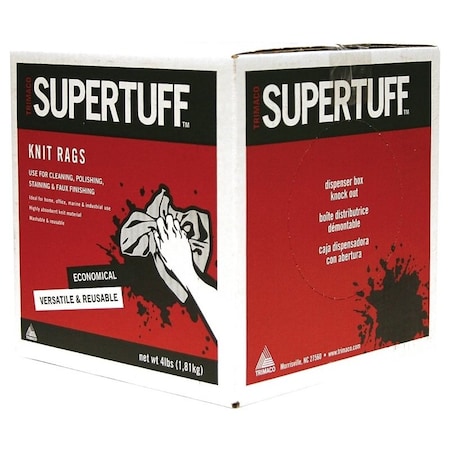 Trimaco Trimaco 10832 Mixed Knit Wiping Cloth, Cotton, White 10832