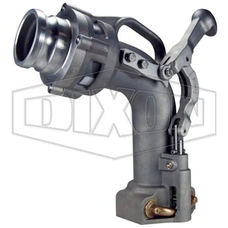 Dixon 6500 Self-Locking Drop Elbow, 4 in Nominal, Aluminum 6530A