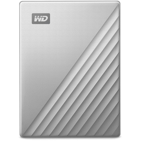 Western Digital WD My Passport Ultra WDBPMV0050BSL 5 TB Portable Hard Drive - External - Silver WDBPMV0050BSL-WESN