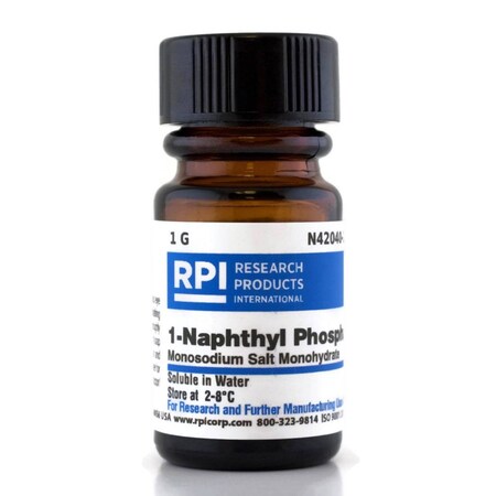 Rpi 1-Naphthyl Phosphate Monosodium Salt Monohydrate, 1 Gram N42040-1.0