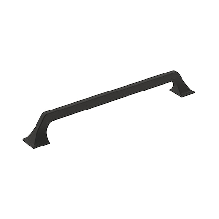 Amerock Exceed 8-13/16 in 224 mm Center-to-Center Matte Black Cabinet Pull BP36884FB