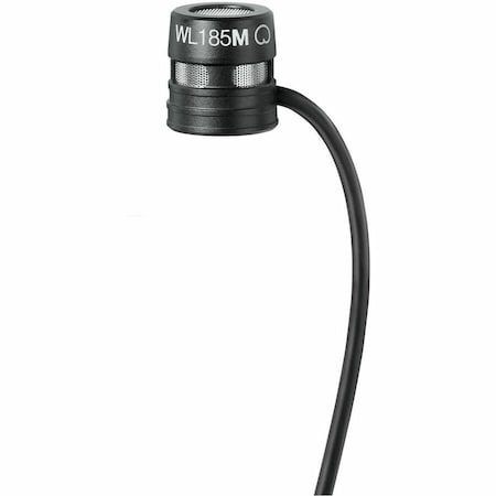 Shure 1 CM CONDENSER LAVALIER FOR SPEECH APPLICATIONS WL185MB/C-LM3