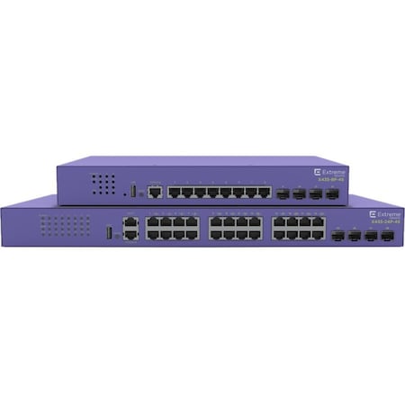 Extreme Networks 8 PORT 10/100/1000BASE-T POE+ HALF/FULL DUPLEX 4X1/2.5G UNPOPULATED S X435-8P-4S