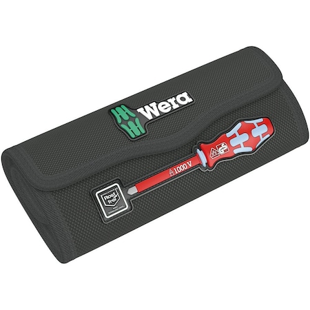 Wera 9477 Folding pouch for sets of up to 17 Kraftform Kompakt VDE Stainless, empty, 180 x 85 mm 5136540001