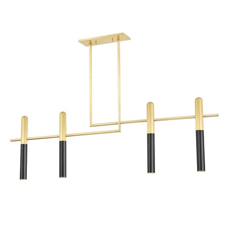 Hudson Valley Lighting Thurston 4 Light Linear 56.75 In. Aged Old Bronze 2557-AOB