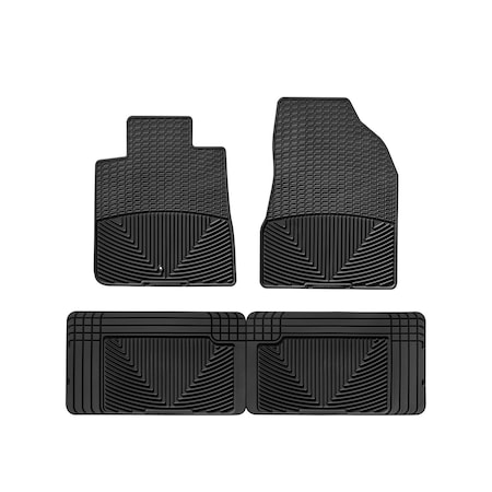 Weathertech Black, Front and Rear All Weather Floor Mats W68-W25