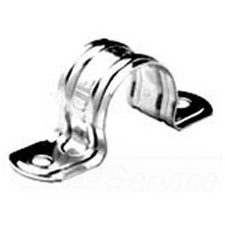 Topaz Electric Emt Straps 2-Hole 1 in. Steel - Pack of 50 523