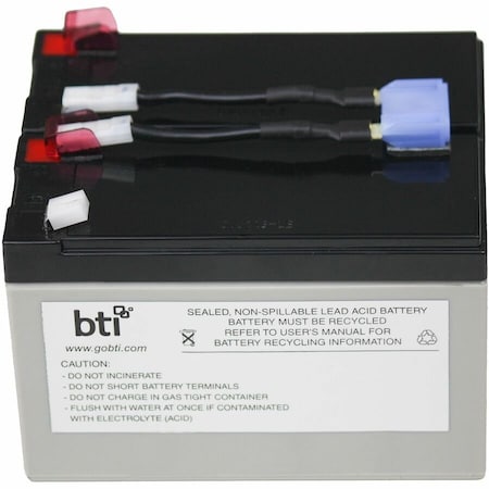 Battery Technology REPLACEMENT UPS BATTERY FOR APC APCRBC142-SLA142APC SMC1000, SMC1000C, SMC1000I, APCRBC142-SLA142