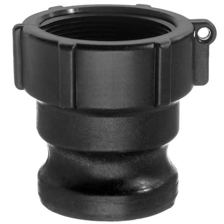 Zoro Select Cam/Groove Fitting, Plug, FNPT, 1-15/16" L BULK-CGF-354