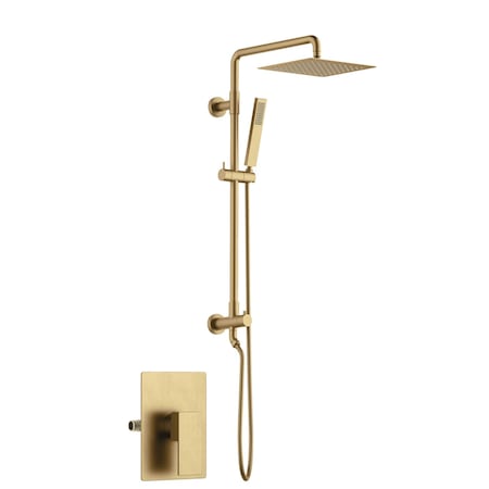 Kibi Cube Pressure Balanced 2-Function Shower Column, Rough In Valve KSC404BB