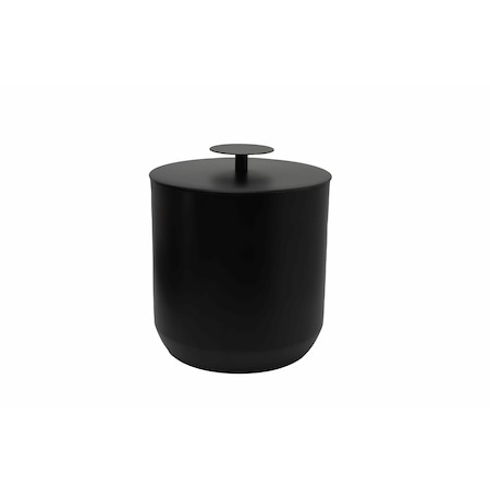 Brushed Stainless Steel Collection Brushed Stainless Steel 3 Qt. Ice Bucket with Round Knob, 6PK S118