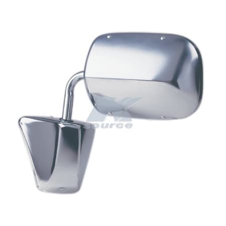 K-Source OEM Replacement Single Chrome Manual Foldaway Without Heated Mirrors H3621GM