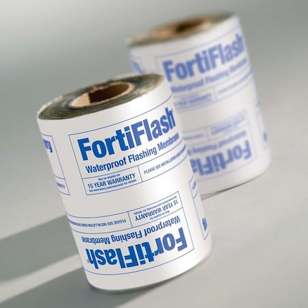 Henry FortiFlash Window Wrap and Flashing Tape, 75 ft L, 6 in W, Rubberized Asphalt HE010FFR968