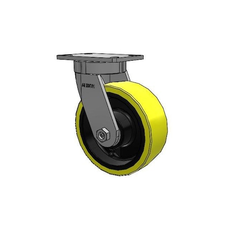 Albion value-kingpinless-8x3-poly-iron-Caster-3000lb 370PF08528S