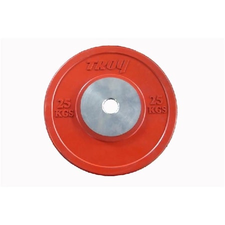 Troy Barbell 25KB Red Competition Bumper Plate CO-025SBP