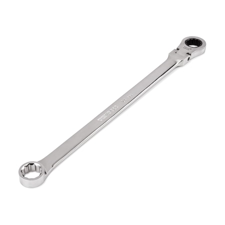Tekton 24 mm Long Fixed/Flex Head 12-Point Ratcheting Box End Wrench WRB35424