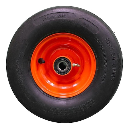 Antego Single Bad Boy 13x6.50-6 Pneumatic Orange 022-2006-00. Fits Maverick, Outlaw, and Diesel Series A6451100600804136506