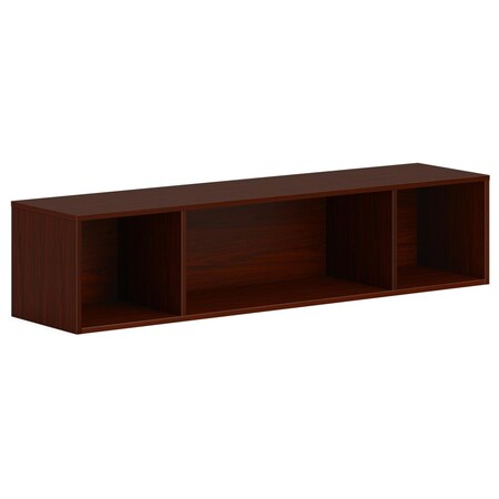 Supreme Supplies 60 in. Open Wall Mounted Storage, Mahogany SU1887667