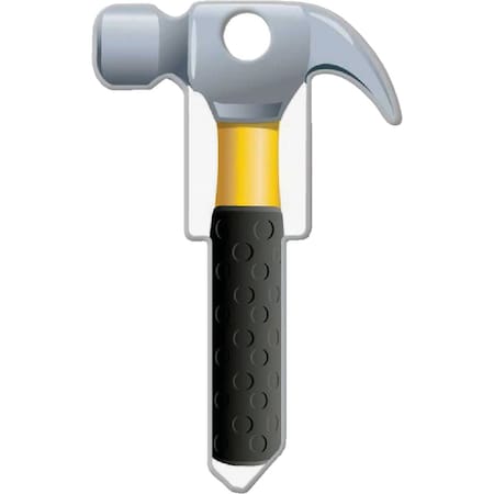 Lucky Line Hammer Design Decorative House Key KW11 B122K