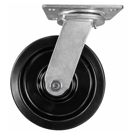 Hyw Products Heavy Duty Caster 10in x 3in Phenolic Wheel - Swivel 53-10S-A1-PH