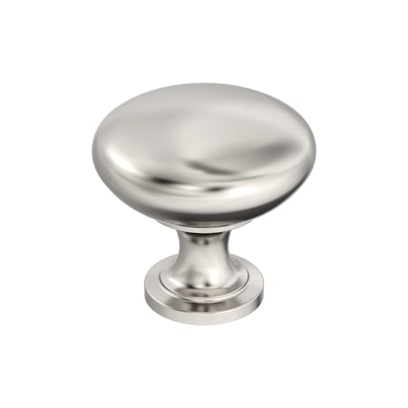 Amerock Edona 1-1/4 inch (32mm) Diameter Polished Nickel Cabinet Knob, 10PK 10VMP53005PN