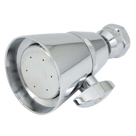 Whedon Elite Series Shower Head, 2.5 gpm, 1/2 in Connection, Female, Brass, Chrome, 3 in Dia FP4C