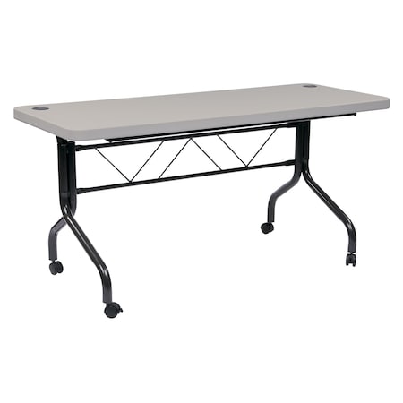 Office Star Products 5' Flip Table with Locking Casters FT6635