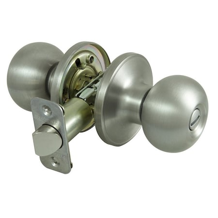 Prosource Privacy Lockset, Ball Design, Stainless Steel T9610BRA4V