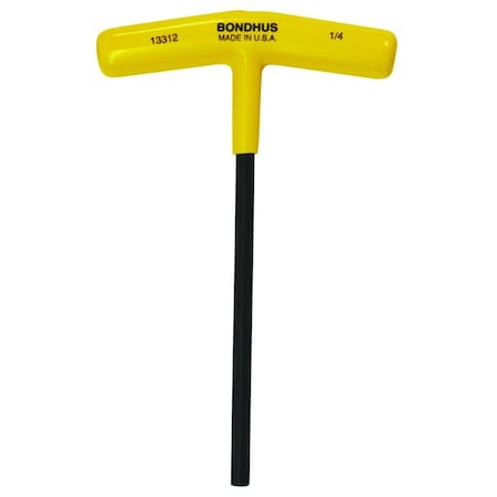 Bondhus 1/4in Hex T-Handle - 6.5in 13312