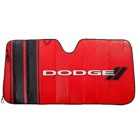 Plasticolor Removable Accordion Fold Universal 275 X 58 For Full Windshield Dodge Logo 003705R01