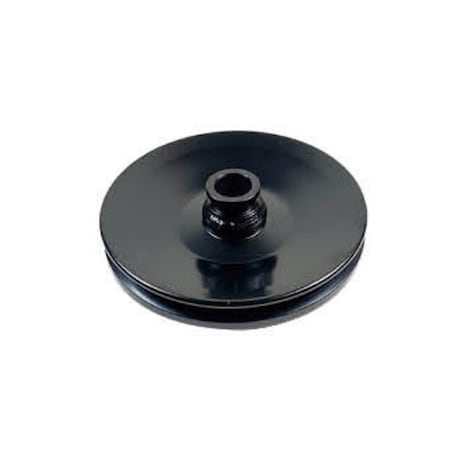 Absurdo Press on Style GM Single Groove Power Steering Pump Pulley for SBC BBC Chevy 350 454, Black AB2205099