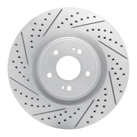 Dynamic Friction Co DFC Geoperformance Rotor - Drilled and Slotted 830-72043L