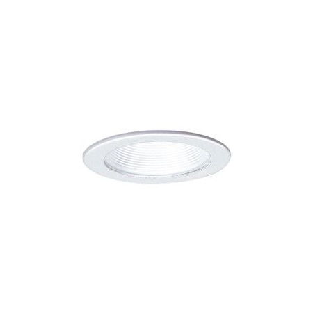 Progress Lighting 6-inch Recessed White Baffle Trim with White Ring P8044-28