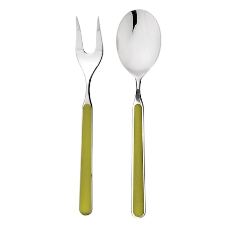 Mepra Fantasia Serving Set - 2 Pieces - Olive-Green 10Q722110
