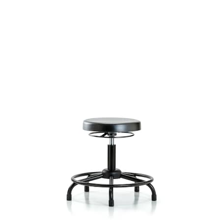 Blue Ridge Ergonomics Desk Stool, Poly, RT, Glides BR-PDHSO-RT-RG