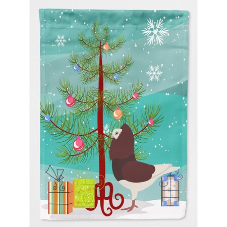 Carolines Treasures Capuchin Red Pigeon Christmas Flag - Canvas House Size BB9315CHF