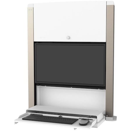 Ergotron CareFit 24in. SS Enclosure WHT 61-367-030