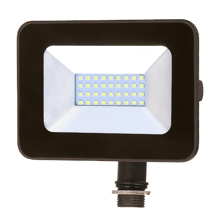 Factory 2U Lighting LED Flood Light 20w, 2000lm, 5000K, Knuckle Mount, 110-130V AC, Bronze 803816