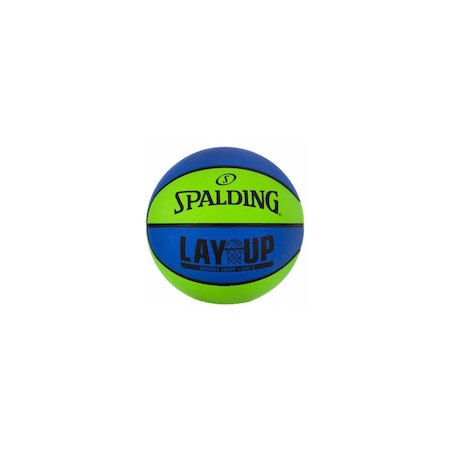 Spalding Sports Russell Spalding Mini Basketball, Blue & Green, 22-In. 65152