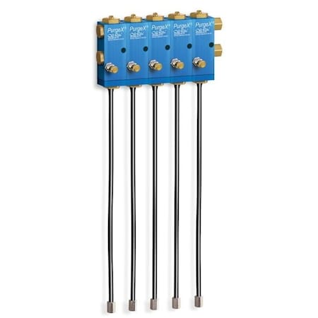 Oil-Rite PurgeX for Oil Dispensing - Air Operated w/Spray Dispensing w/Longer Nozzle and Viton - 5, 12in. B3559-305X12