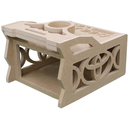 Deejay Led 1 DIN Space Plus 2 EQ Stylish Wooden Controller Case for Mobile Competitions Toyota Style TBH1DIN2EQTOYOTA