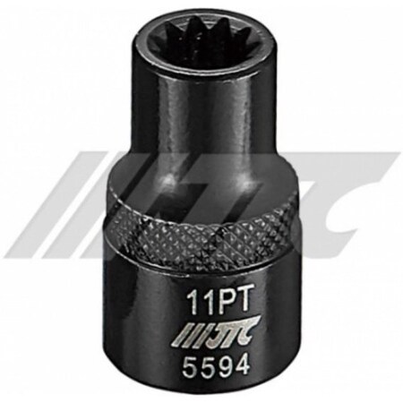 Jtc Auto Tools European truck disc brake caliper socket, 11 tooth, h16, 3/8 in drive 5594