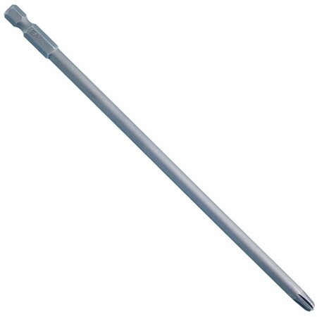 Senco Screwdriver Bit, Hex Drive, 6.73 in Shank, 2 in L, Steel EA0299