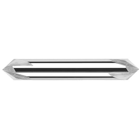 Harvey Tool 0.1875in (3/16) Shank DIA x 45Deg. per side Carbide Pointed Chamfer Cutter DE, 4 Flutes 693445