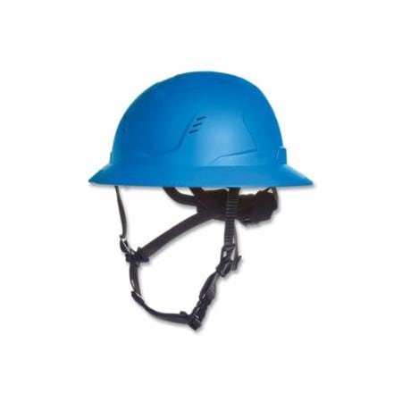 V-Gard H2, Safety Helmet, Type II, Full Brim, Rachet Suspension, Vented, Mips System, Blue 454-10250608