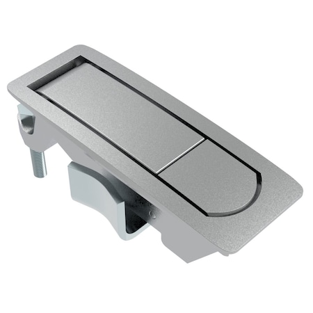 Southco Compression Latch, No Restriction, Flush Trigger, Not sealed, Zinc Alloy, Chrome Plated, Textured C2-32-31